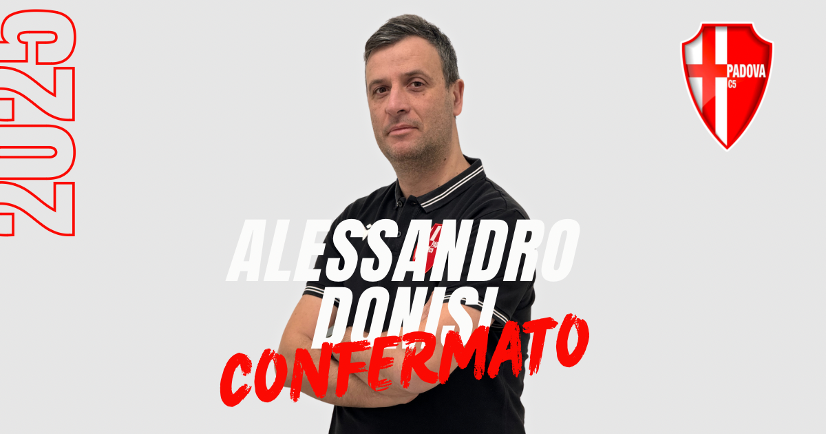 Alessandro Donisi Riconfermato e Nuovo Direttore Tecnico del Settore Giovanile del Calcio Padova C5: Un Futuro di Successi e Innovazione