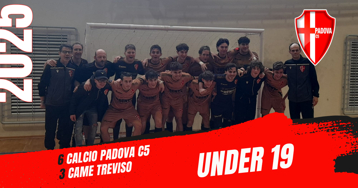Vittoria di carattere per l'Under 19 di Mister Manzali: battuta la Came Treviso 6-3