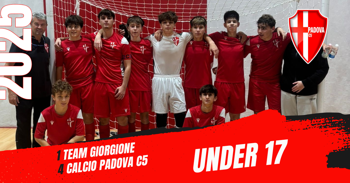 Under 17: Vittoria sofferta in trasferta contro il Team Giorgione, 4-1 per i ragazzi di mister Marini