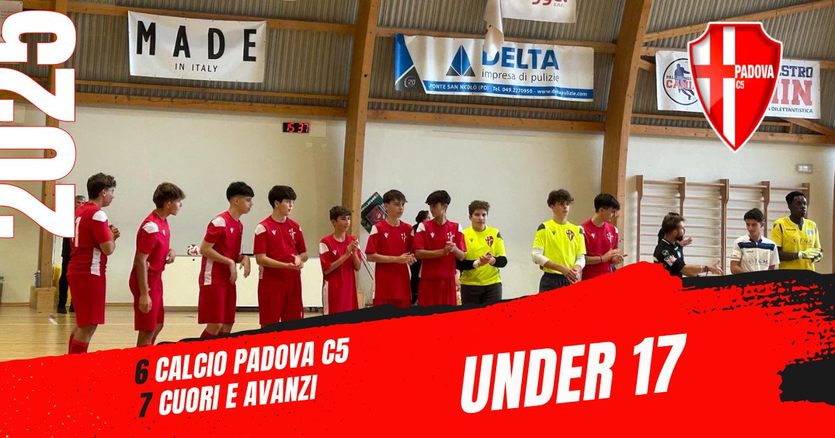 Under 17, sconfitta amara: dal 5-1 al 6-7 contro Cuore & Avanzi
