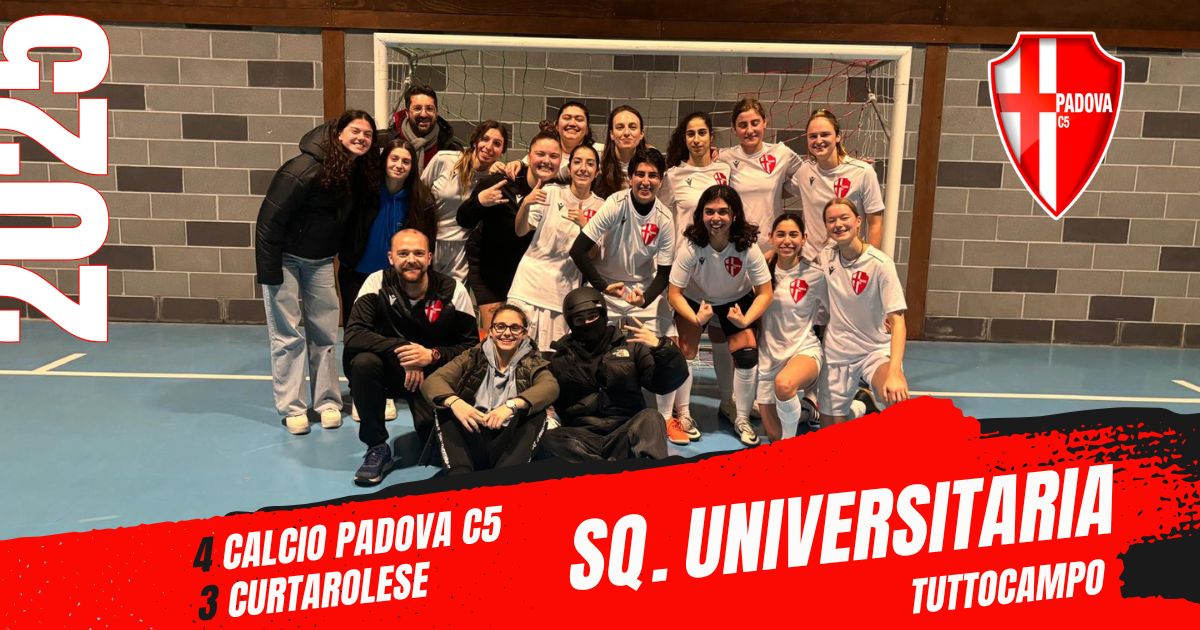 Padova C5 trionfa nel campionato Tuttocampo Cup: una partita da brividi contro la Curtarolese