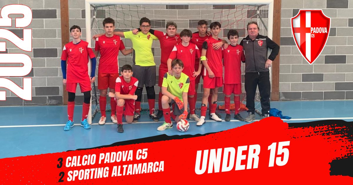 Under 15: Rimonta da sogno contro lo Sporting Altamarca