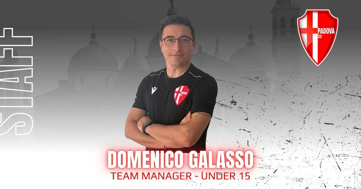 Domenico Galasso è il nuovo Team Manager dell’Under 15