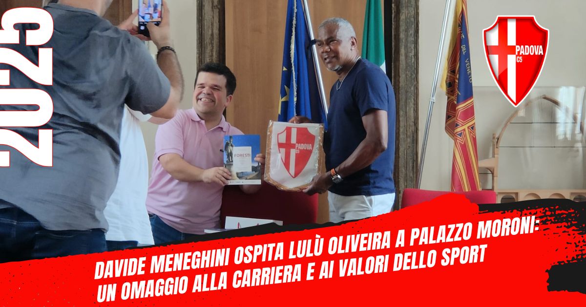Davide Meneghini ospita Lulù Oliveira a Palazzo Moroni: un omaggio alla carriera e ai valori dello sport Davide Meneghini ospita Lulù Oliveira a Palazzo Moroni: un omaggio alla carriera e ai valori dello sport