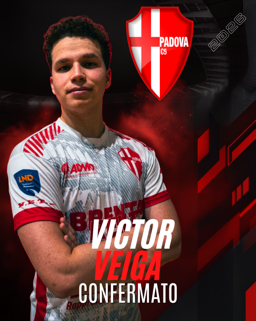 SERIE D Maschile | VICTOR VEIGA Conferma con il Calcio Padova C5 SERIE D Maschile | VICTOR VEIGA Conferma con il Calcio Padova C5